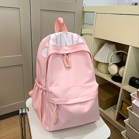 Resim Unisex Sırt Çantası Büyük Kapasiteli Naylon Seyahat Çantası Dayanıklı Yüksek Kaliteli Minimalist Baskılı Tasarım Çoklu Cep Seçenekleri - 6 Renk Mevcut 