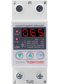 Resim Dancemonkey Svp-912 Sinotimer Otomatik Sıfırlamalı Koruyucu, Ayarlanabilir Akım 63a Hz Akıllı 