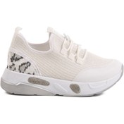 Resim AYAKMOD Beyaz Anorak Bağcıklı Kadın Sneaker 702417 Z 