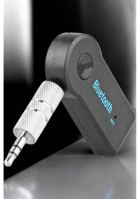 Resim Csmtex Kablosuz Bluetooth Aux Araç Kiti Siyah Hafıza Kartlı 