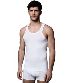 Resim U.S. Polo Assn. Erkek Beyaz Atlet Şort Set 80088 