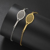 Resim 1pc Amaxer Moda Tenis Raketi Künye Kolye, Paslanmaz Çelik, Üniseks Spor Kolye, Spor Meraklıları İçin, Hatıra Takı ile 