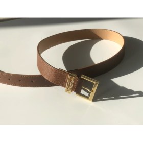 Resim Fiori Yazılı Köprü Gold Toka Kadın Kemer, Pantolon Kemeri, Ceket Kemeri, Elbise Kemeri, Gömlek Kemer 