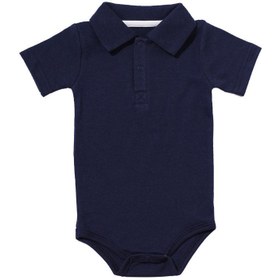 Resim Lapel baby onesies - Rose Red / 3m 