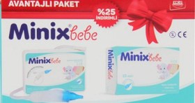 Resim Minixbebe Nazal Burun Aspiratörü ve Yedek Ucu 10 Lu Avantajlı Paket 