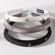 Resim Kadınlar için 3 adet Şık Saten Kurdele Saç Bağları - Kaymaz, Minimalist Tatlı Stil, Düz Renk Saç Aksesuarları ile Ayarlanabilir Toka, Günlük veya Resmi Kıyafetler için Mükemmel, Saç Aksesuarları 