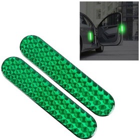 Resim Sones 2 Adet Yüksek Parlaklık Lazer Yansıtıcı Şerit Uyarı Bandı Yeşil 