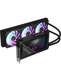 Resim Gigabyte Krk Gıgabyte GV-N5090AORUSX W-32GD, RTX5090, Xtreme Waterforce, 32GB, Gddr7, 512BIT, 3 Fanlı, 1xhdm 