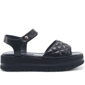 Resim Nine West ORKESSA 5FX Siyah Kadın Düz Sandalet 