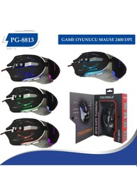 Resim Poly Gold Pg-8813 Game Oyuncu Mouse 2400 Dpi 