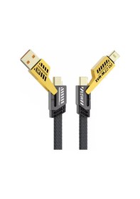 Resim Büro Ev Ofis si İçin 65w Hızlı Şarjlı Usb Typec Girişli Örgülü Kablo 