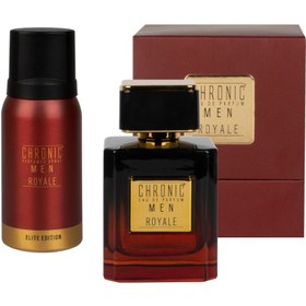 Resim Chronic Men Erkek Parfüm & Deodorant KRT Set 100+150 ml - Royale 