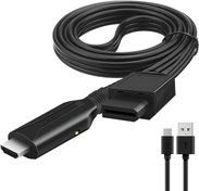 Resim Wii - HDMI Kablo Dönüştürücü, Wii HDMI Adaptörü Çıkış Video Ses HDMI Dönüştürücü 1080P Wii, Wii U, HDTV ile Uyumlu, Tüm Wii Ekran Modlarını Destekler 720P, NTSC 