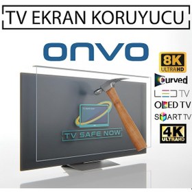 Resim Tvsafenow Onvo Uyumlu 65'' İnç 165 Ekran Onvo Uyumlu TV Ekran Koruyucu 