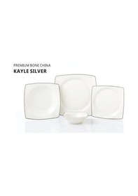 Resim Pierre Cardin 58 Parça 12 Kişilik Yemek Takımı Kayle Silver 