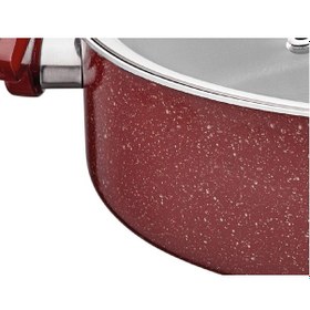 Resim Taç Granit Teflon Basık Tencere 28 CM 