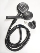 Resim Ikili Lüks Siyah Fonksiyonlu Banyo Duş Başlığı Seti Arv0027 Diğer 