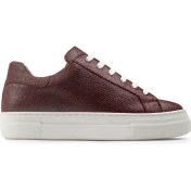 Resim Deery Hakiki Nubuk Bordo Sneaker Kadın Ayakkabı 