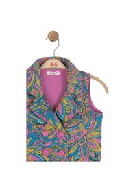 Resim Nk Kids Kız Çocuk Royal Yelek Nk-31304 Pembe 