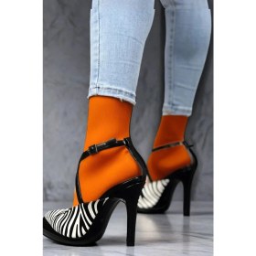Resim Kadın Moda Ince Topuklu Stiletto Ayakkabı Şık ve Zarif Abiye Ayakkabı 