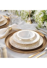 Resim Schafer Tılsım Bloomfest Yemek Takımı 60 Parça-gold 