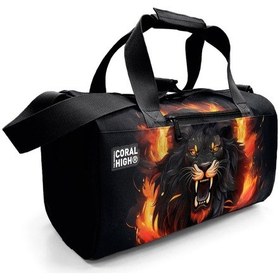 Resim Coral High Siyah Aslan Desenli Spor Çantası 27540 Siyah 