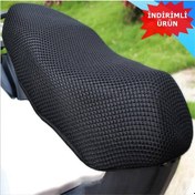 Resim Motosiklet Sele Kılıfı 3D Çift Katlı File Tüm Motorlar 6Mm Kalın 