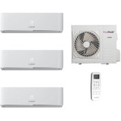 Resim Fujiplus A++ Inverter Multi Duvar Tipi Klima 12+12+18 Iç + 28000 Btu Dış Ünite 
