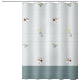 Resim Span baskılı kalın su geçirmez duş perdesi2.4*2m (Yurt Dışından) 