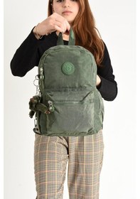 Resim Baginn Body Bag Göğüs Çantası Çok Cepli Hafif Klinkır Kumaş Unisex Bady Bag Sırt Çantası 30 20 Cm Yeşil 