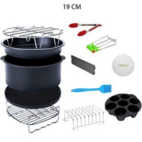 Resim Yui Xiaomi Philips Tefal Kumtel Uyumlu 4.5 L Hava Fritözü 12'li Yedek Parça Seti 