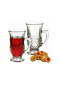 Resim Paşabahçe İstanbul Ayaklı Çay Bardak - Çay Bardağı 12 Li 55671 Şeffaf 