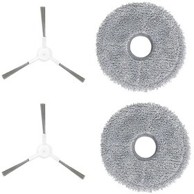 Resim Xiaomi Omni 1s Yedek Set 2 Yan Fırça 2 Mop Bezi 
