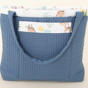 Resim Bebek Bakım Çantası - İndigo Petek - Ceylan 