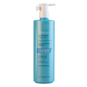 Resim Ducray Keracnyl Gel Moussant Yağlı ve Akneli Ciltler için Yüz Temizleme Jeli 400 ml 