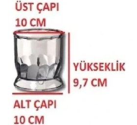 Resim 350ML Yedek Hazne Seti, Bıçak ve Üst Kapak, Beyaz, 5V Seri 