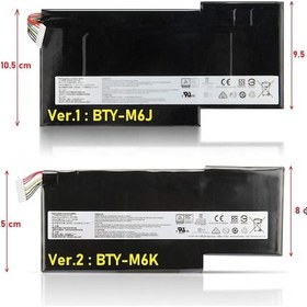 Resim Msı Gs73 Batarya Pil Retro V1 