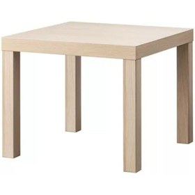 Resim IKEA Lack Sehpa Akça Ağaç Rengi - Uzunluk 55 Cm, Genişlik 55 cm Yükseklik 45 cm 