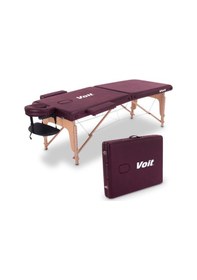 Resim Voit 55003 Bordo Çanta Şeklinde Katlanabilir Masaj Masası + Kılıf 