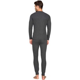 Resim Yetişkin Termal İçlik Set - Thermoform - Soft Unisex - Antrasit - XXL 