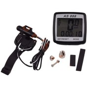 Resim Kilometre Saati 8 Fonksiyonlu Kablolu Siyah As-888 Taiwan 