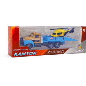 Resim Weigo Oyuncak Çekici Kamyon Sarı Mavi 