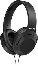 Resim Philips Audio TAH2005BK/00 Kulak Üstü Stereo Kulaklık, Kablolu (2 m Kablo, 40 mm Neodim Sürücü, Pasif Gürültü Yalıtımı, Ayarlanabilir Kafa Bandı, Hafif) Siyah, Tek Beden 