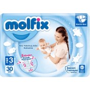 Resim Molfix Midi Çocuk Bezi 30'lu 4-9 kg 