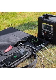Resim VPROTECH - Taşınabilir Katlanabilir 24V [ Daha Hızlı Şarj ] 60W Güneş Paneli Şarj İstasyonu 