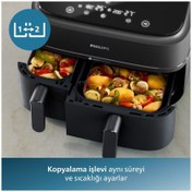 Resim Philips 3000 Serisi Çift Hazneli Airfryer 