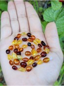 Resim Kehribar Sarayı Kehribar Parlak Natürel 40 Cm Barok Çocuk Kolye Sertifikalı 