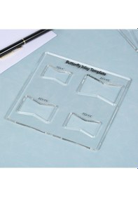 Resim Padalink Ahşap Uygulamaları İçin Kelebek Şekilli Enkayaş Kalıbı Seti, 3'lü Akrilik Materyal, 6x6 İnç Boyut 