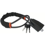 Resim Hightower Siyah Araç Çalma Önleyici Kilit Direksiyon Emniyet Kemerli Çelik Tel Kesmeye Dayanıklı 