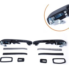 Resim Sones Volkswagen Golf İçin 1 Takım Otomatik Arka Kapı Sol Sağ Kolları 191837206 